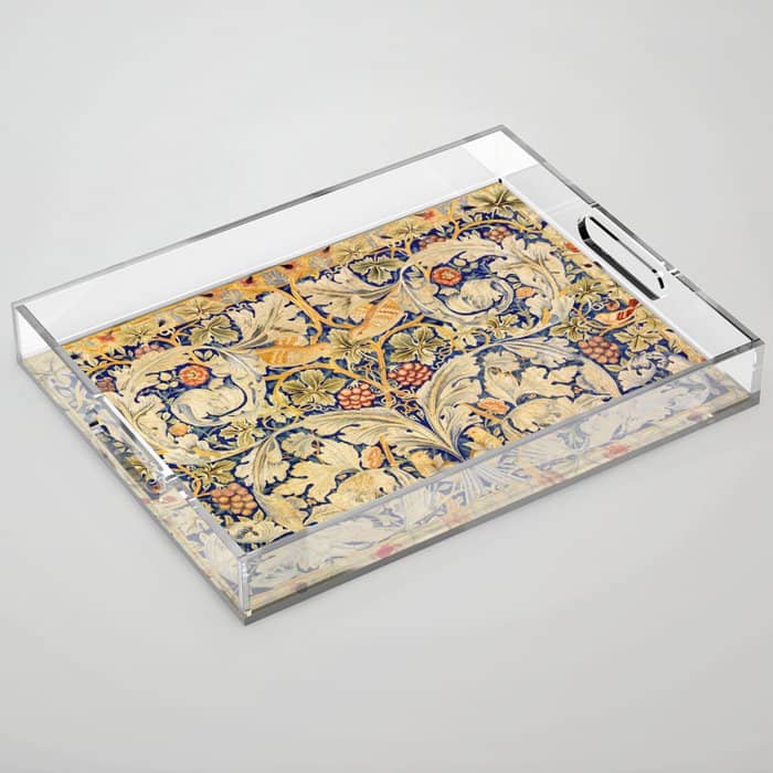 William Morris "Acanthus And Vine" 1. Acrylic Tray