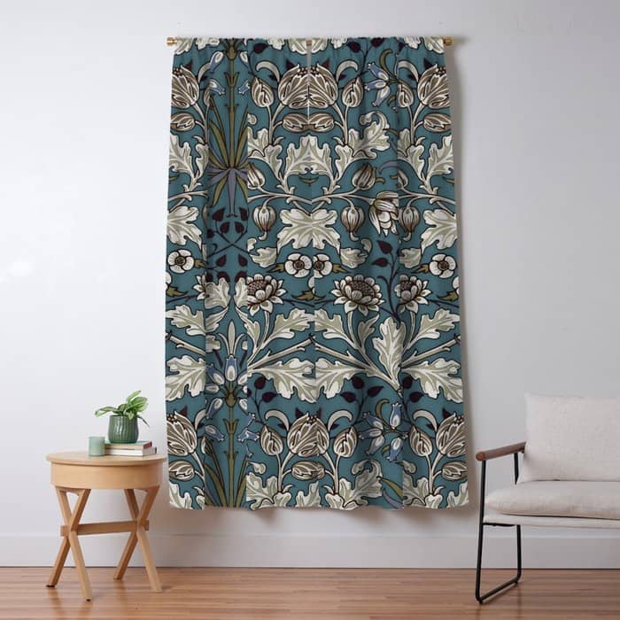 William Morris "Hyacinth" 3. Window Curtain