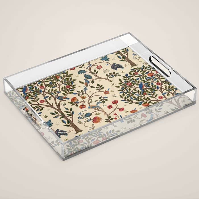 William Morris "Kelmscott Tree" 1. Acrylic Tray