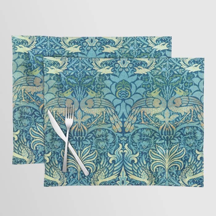 William Morris "Peacock And Dragon" Placemat