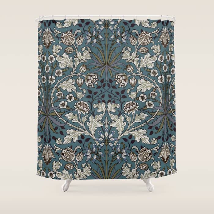 William Morris "Hyacinth" 3. Shower Curtain