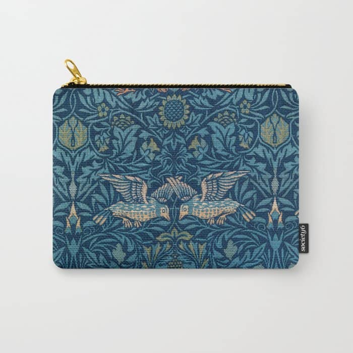 William Morris "Birds" 1. Carry All Pouch