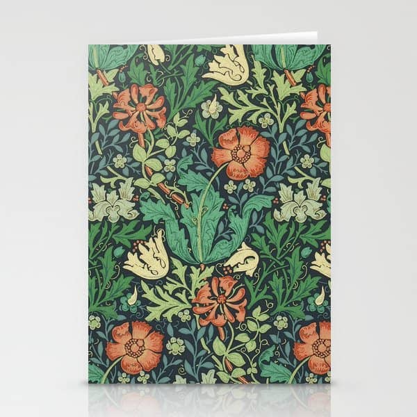 William Morris "Compton" Stationery Card