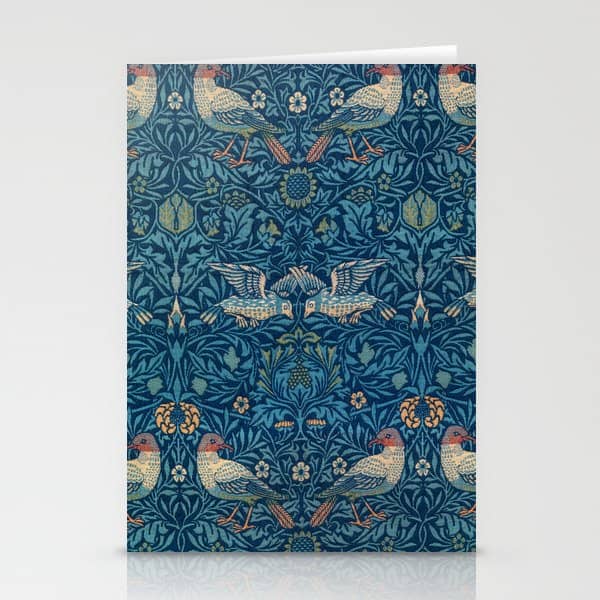 William Morris "Birds" 1. Stationery Card