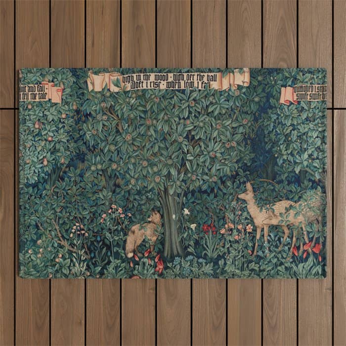 John Henry Dearle "Greenery" 1. Outdoor Rug