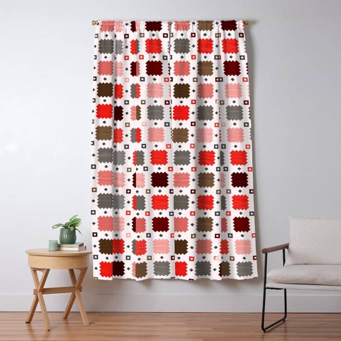 Christmas Quilt - Pattern No3 Window Curtain