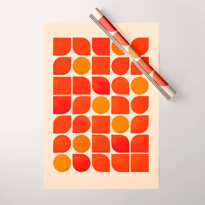 Fun Geometry - Mid-Century Abstract Wrapping Paper