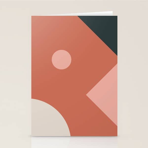 Orbit 06 Modern Geometric Stationery Card