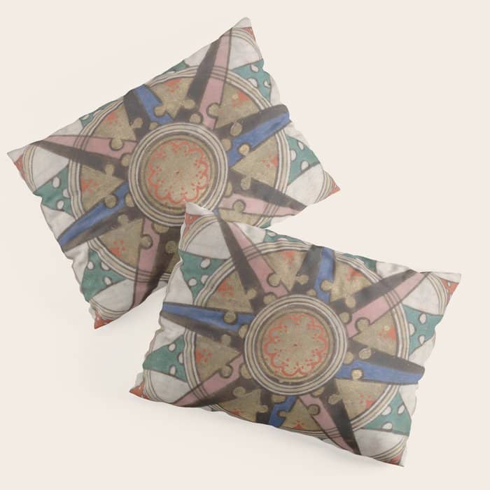 Historical Nautical Compass (1543) Pillow Sham