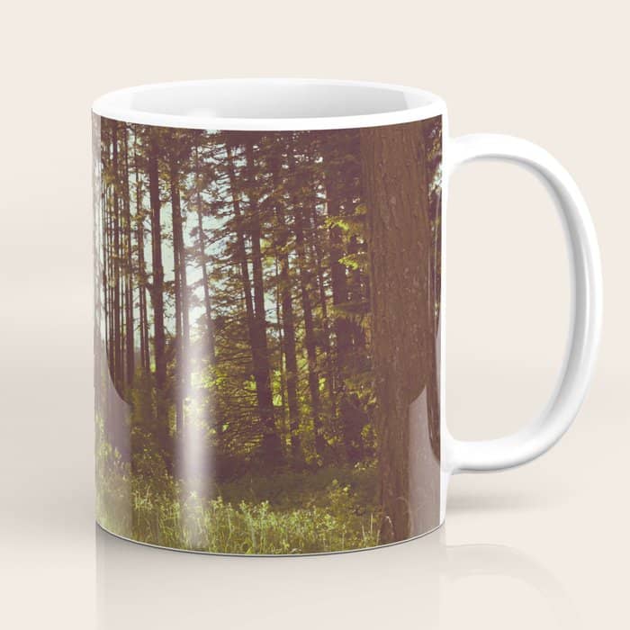 Summer Forest Sunlight - Nature Photography Coffee Mug