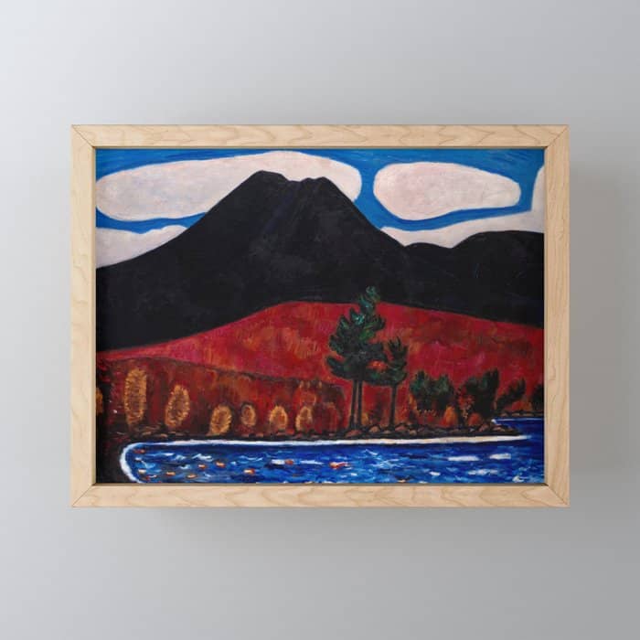 Mt. Katahdin, Autumn #2  By Marsden Hartley Mini Art Print