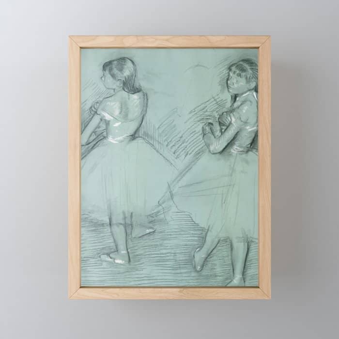 Two Dancers By Edgar Degas, 1879 Mini Art Print