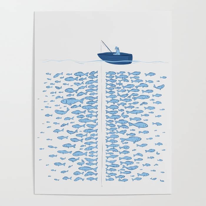 217 Finicky Fish (Plenty Of Fish In The Sea) Poster