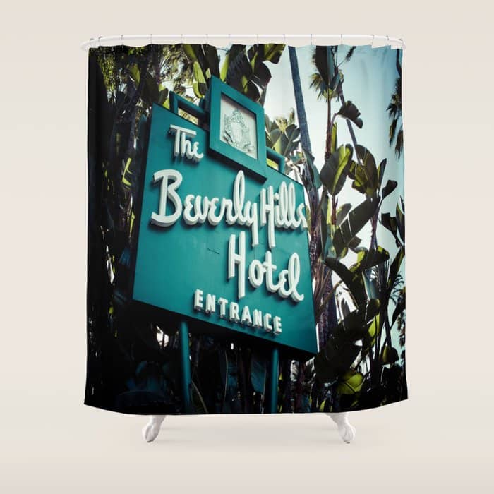 Beverly Hills Hotel, No. 2 Shower Curtain