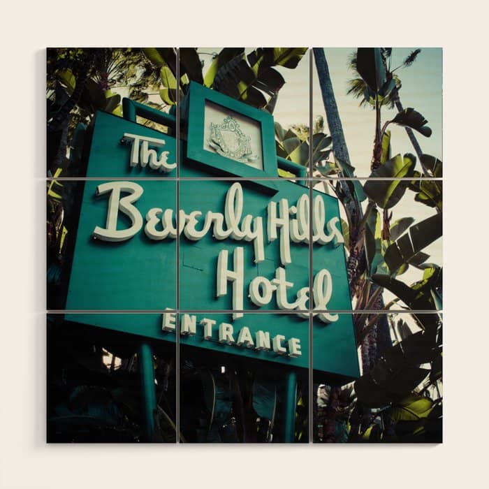 Beverly Hills Hotel, No. 2 Wood Wall Art