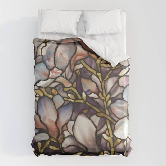 Louis Comfort Tiffany - Decorative Stained Glass 10. Duvet Cover