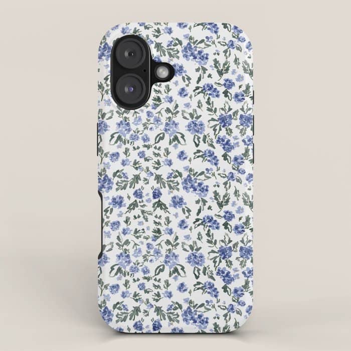 English Countryside Hydrangeas Iphone Case