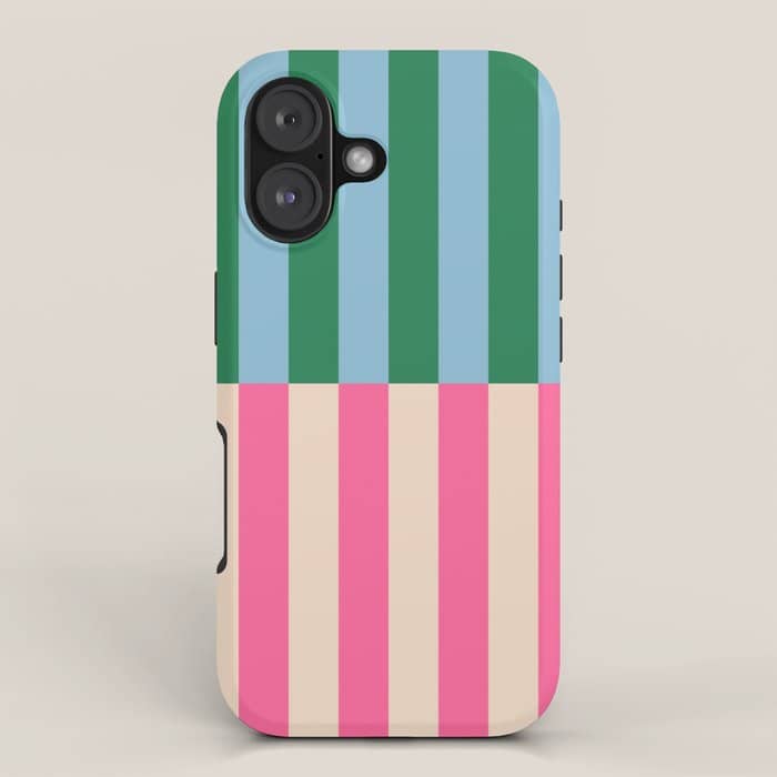 Modern Minimalist Abstract Stripes Iphone Case