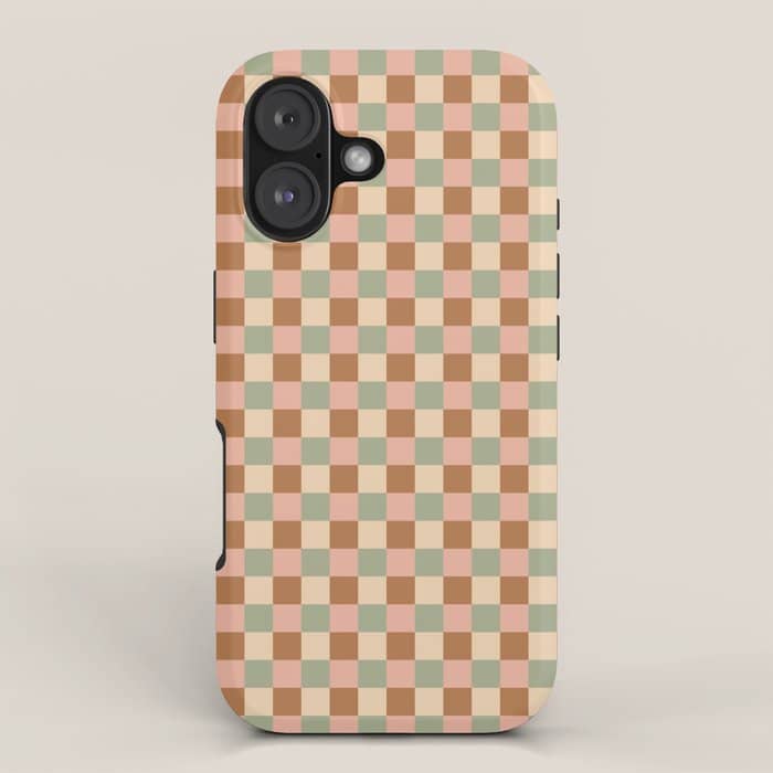 Checkered Multicolor Pattern Xxv Western Summer Iphone Case