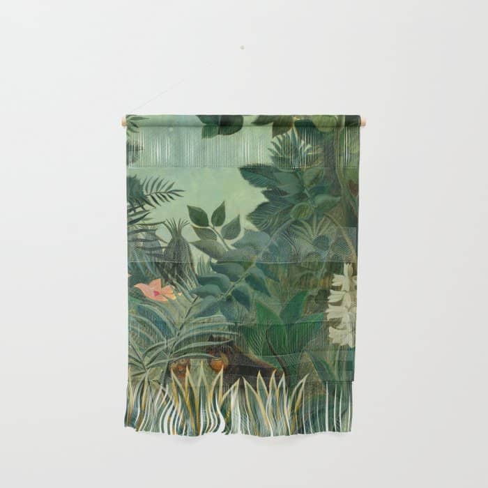 Henri Rousseau "The Equatorial Jungle" Wall Hanging