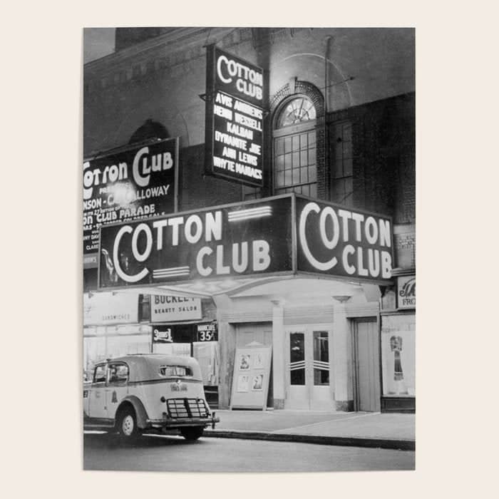African American Harlem Renaissance Cotton Club Jazz Age Photograph Poster