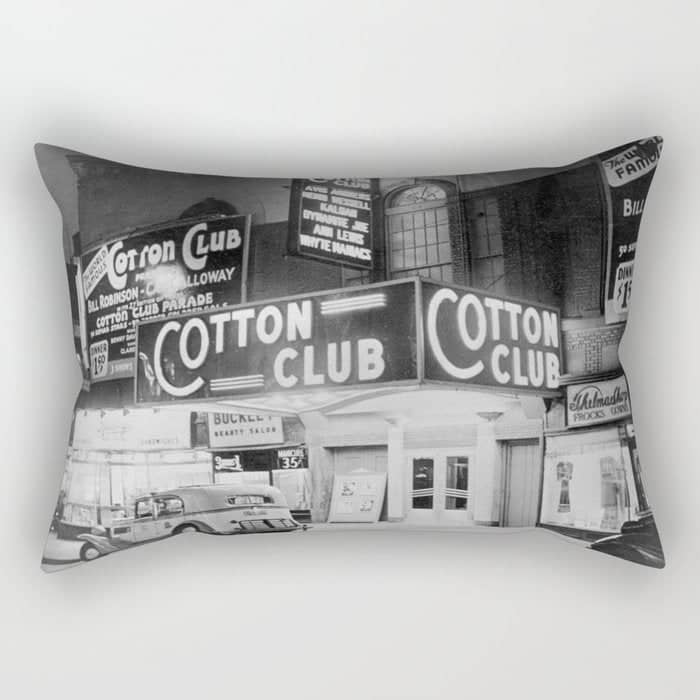 African American Harlem Renaissance Cotton Club Jazz Age Photograph Rectangular Pillow