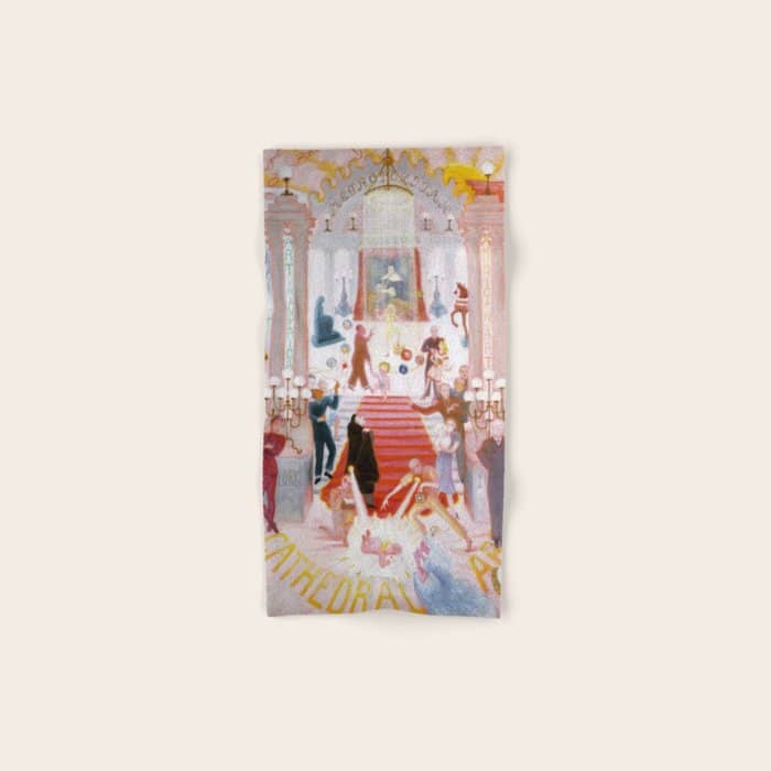 Florine Stettheimer "The Cathedrals Of Art" Bath Towel