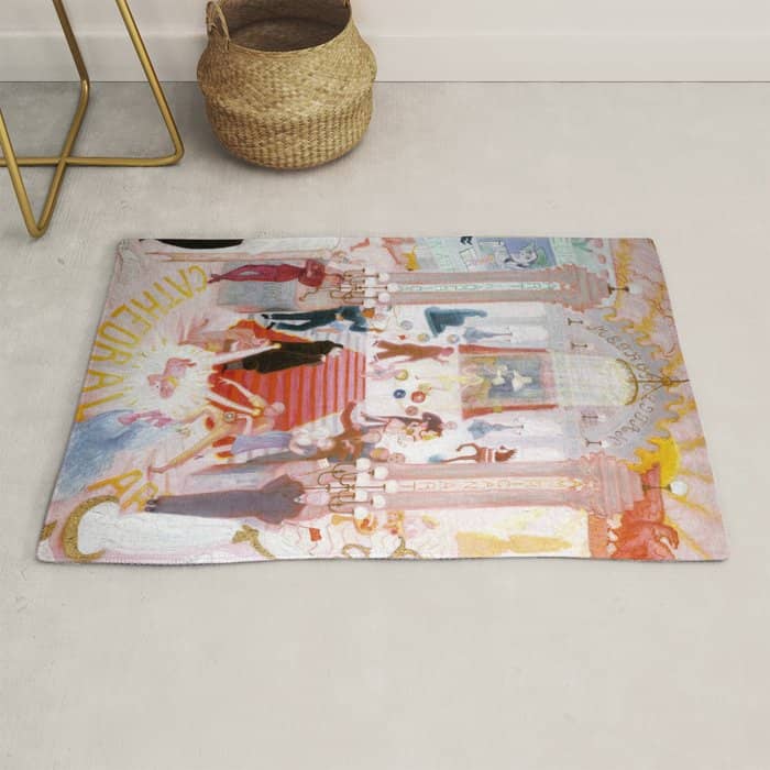 Florine Stettheimer "The Cathedrals Of Art" Rug