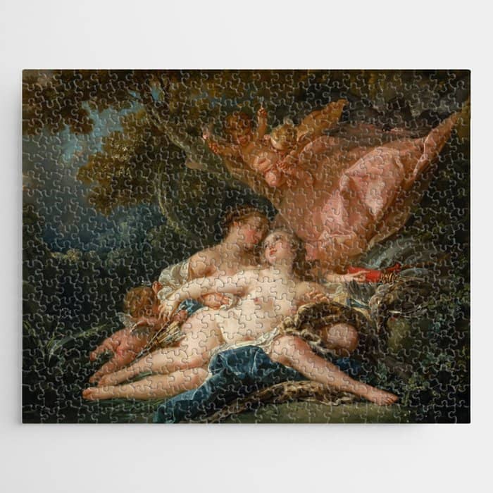FrançOis Boucher "Jupiter And Callisto (The Nymph Callisto Seduced By Jupiter In The Guise Of Diana) Jigsaw Puzzle