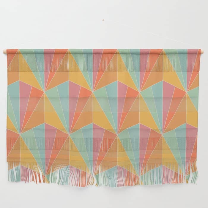 Gisela Color Block Pattern Ii Wall Hanging