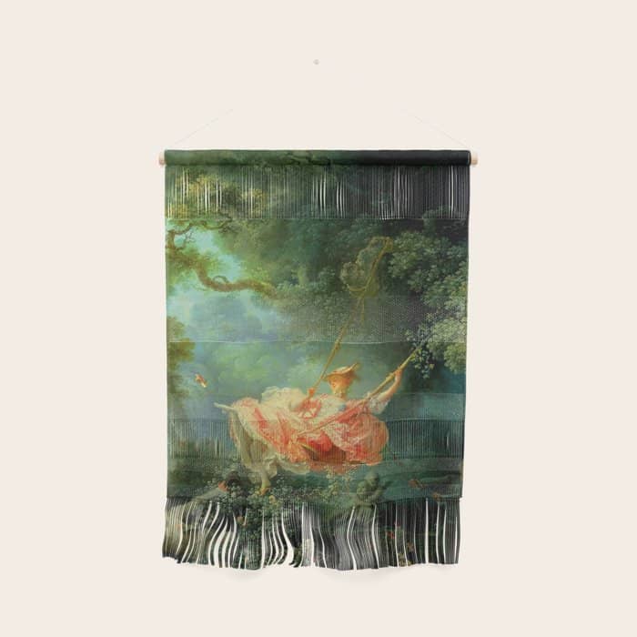 Jean-Honoré Fragonard "The Swing (L'Escarpolette)(The Happy Accidents Of The Swing") Wall Hanging