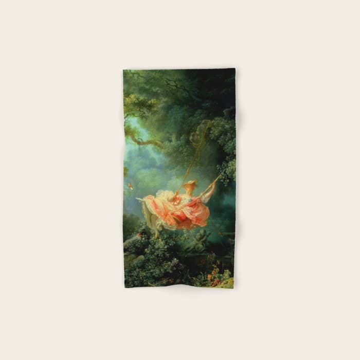 Jean-Honor Fragonard "The Swing (L'Escarpolette)(The Happy Accidents Of The Swing") Bath Towel