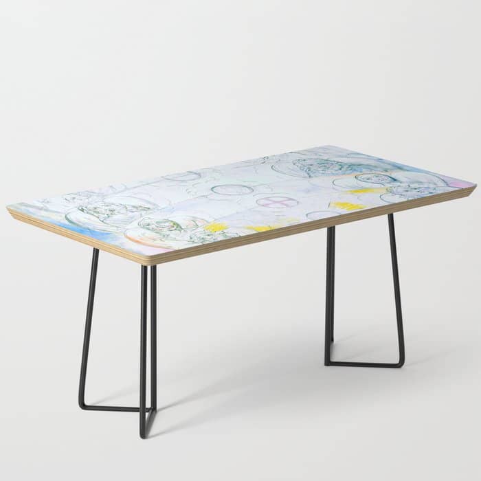 William Blake "Illustrations To Dante'S Divine Comedy - The Vision Of The Deity" Coffee Table