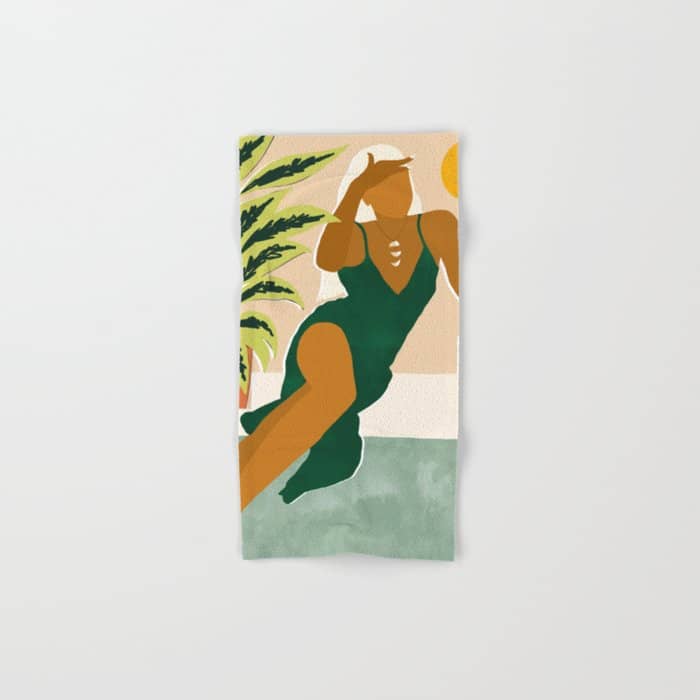 The Wait Is Long But My Dream Of You Does Not End #Illustration Bath Towel