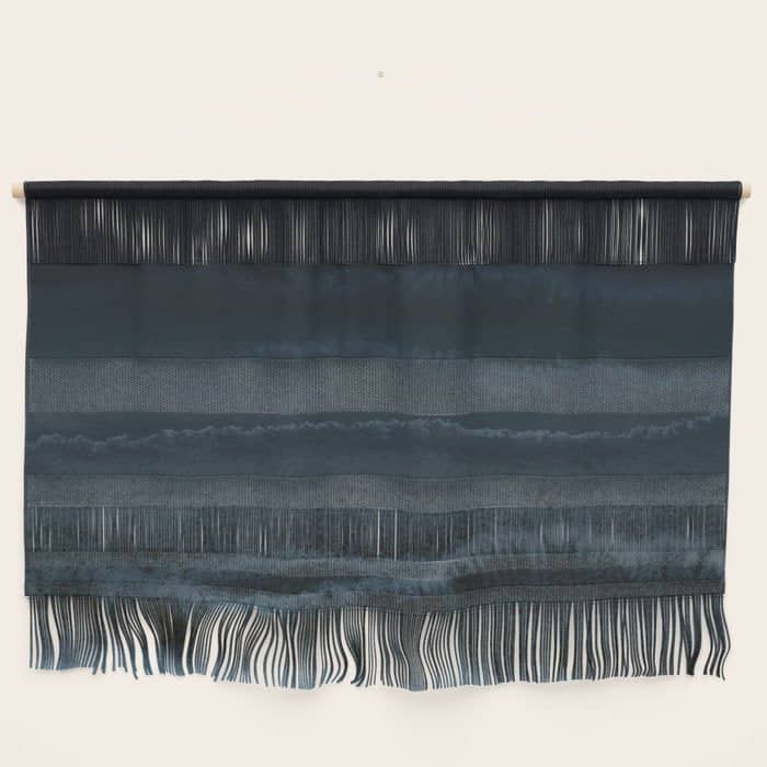 Within The Tides Night Beach By Monika Strigel Wall Hanging