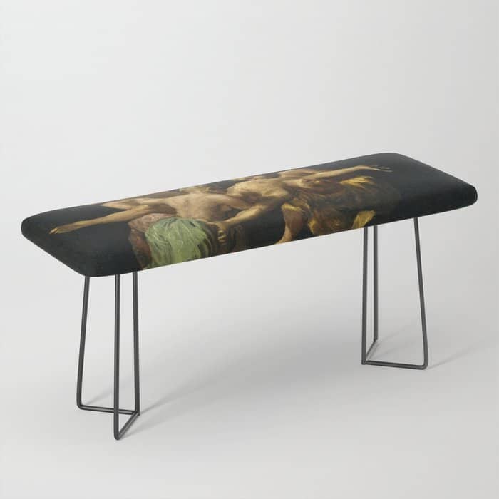 Francisco Goya "Witches' Flight Also Known As Witches In Flight Or Witch" Bench