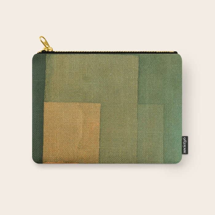 Paul Klee "Tower In Orange And Green 1922" Carry All Pouch