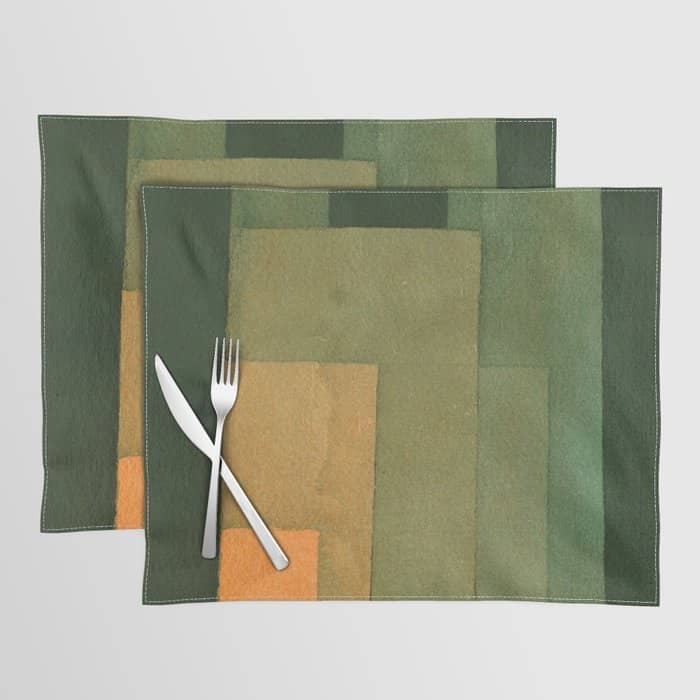 Paul Klee "Tower In Orange And Green 1922" Placemat
