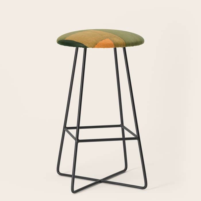Paul Klee "Tower In Orange And Green 1922" Stool
