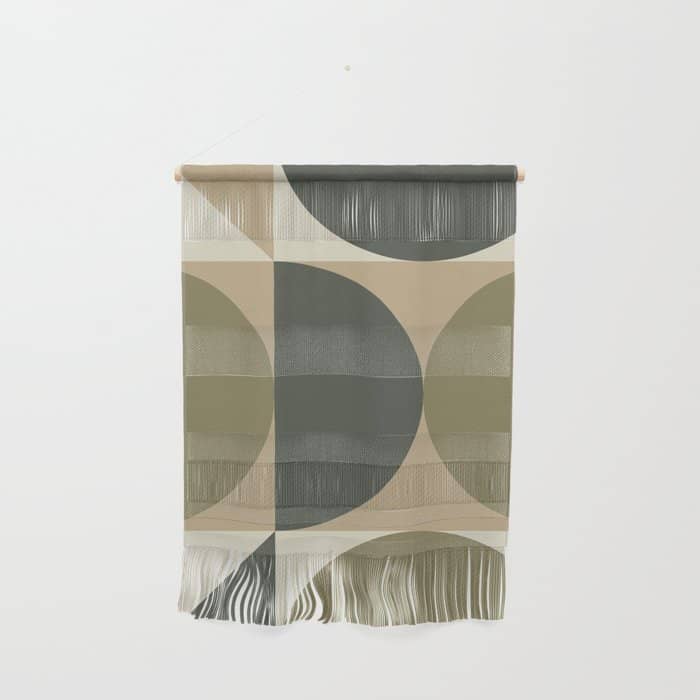 Abstract Scandinavian Art 342 Mid Century Modern Wall Hanging