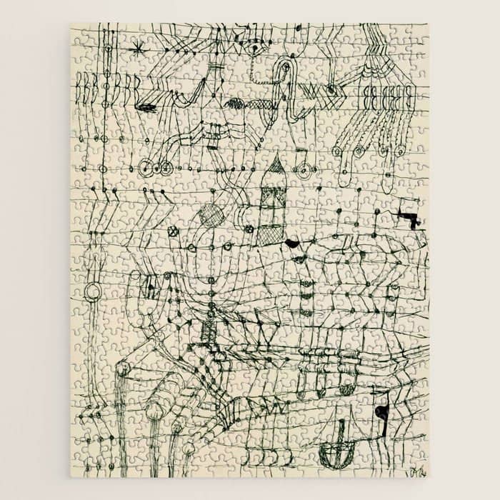 Paul Klee "Drawing Knotted In The Manner Of A Net" Jigsaw Puzzle