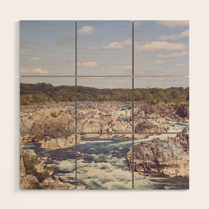 Great Falls Potomac River Ii Wood Wall Art