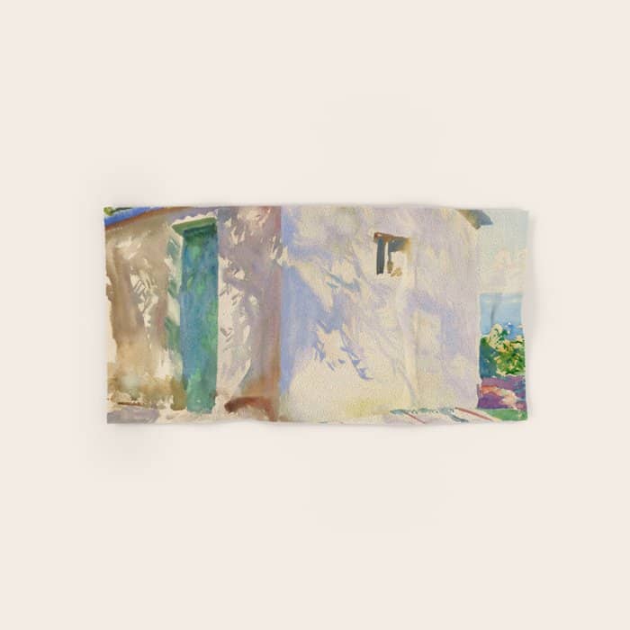 John Singer Sargent "Corfu: Lights And Shadows" Bath Towel