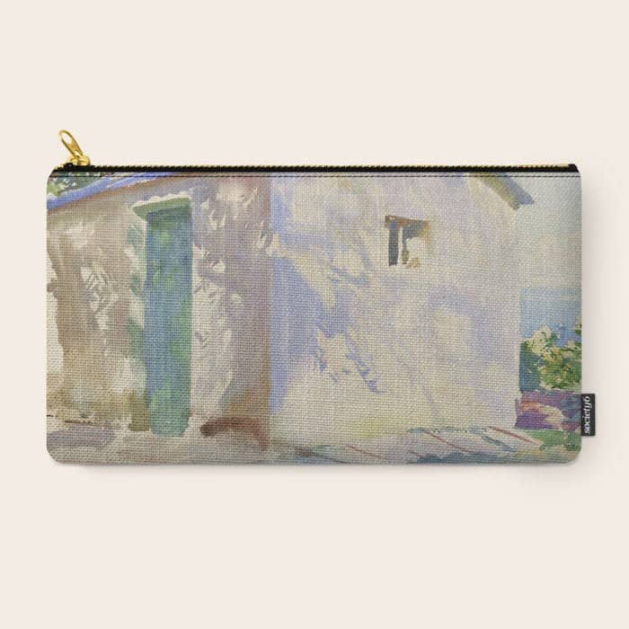 John Singer Sargent "Corfu: Lights And Shadows" Carry All Pouch