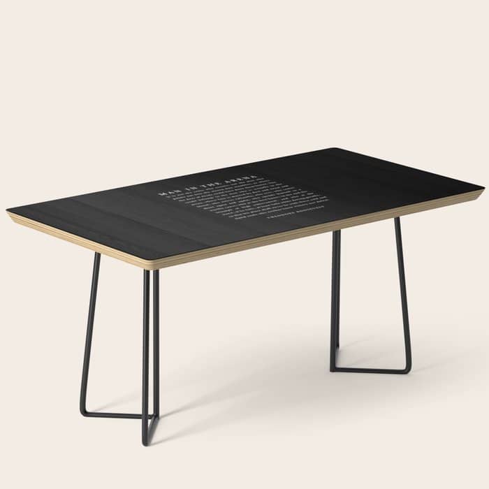 The Man In The Arena, Theodore Roosevelt Quote, Coffee Table