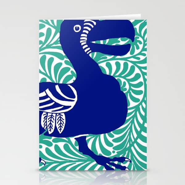 William De Morgan "Dodo Bird" 1. Stationery Card