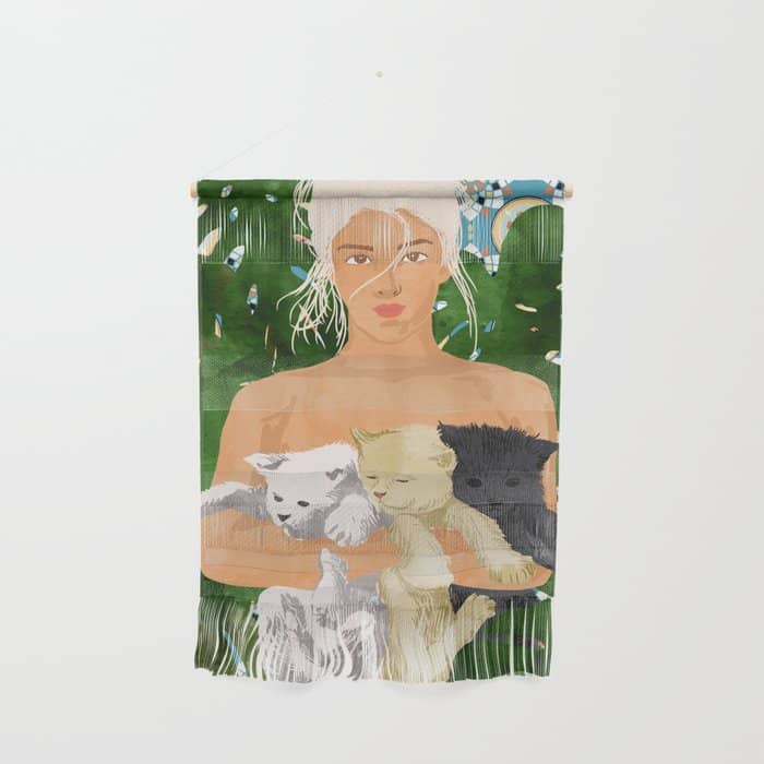 Morocco Vacay #Illustration #Painting Wall Hanging