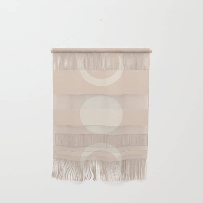 Moon Shapes Minimalism - Ethereal Light Wall Hanging