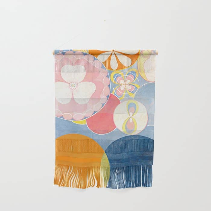 Hilma Af Klint "The Ten Largest, No. 02, Childhood, Group Iv" Wall Hanging