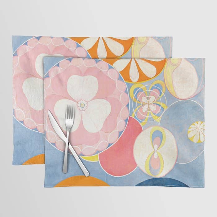Hilma Af Klint "The Ten Largest, No. 02, Childhood, Group Iv" Placemat